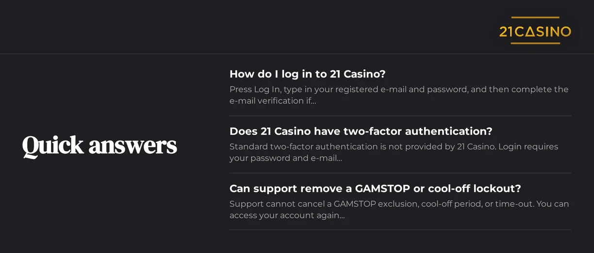 Scan support FAQ topics.