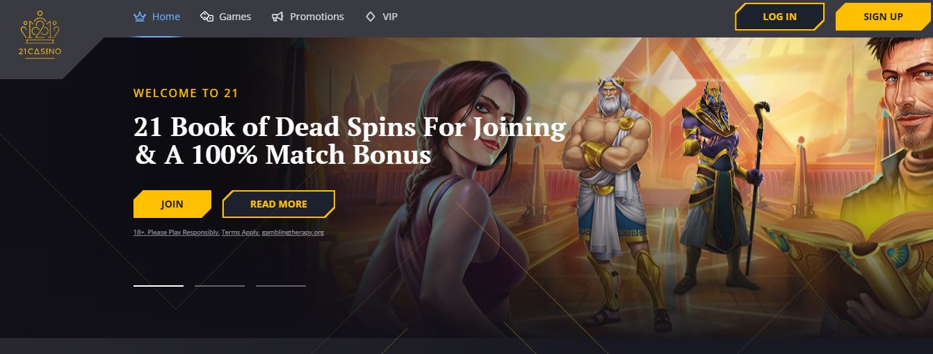 Claim welcome bonus with Book of Dead spins